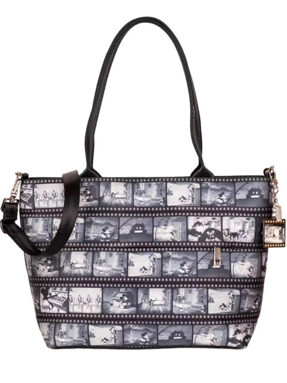NWT Harveys Disney Skeleton Dance Haunted House Mickey Seatbelt Tote 2026